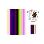 Abstract Background Pattern Textile 2 Playing Cards (Mini)  Back