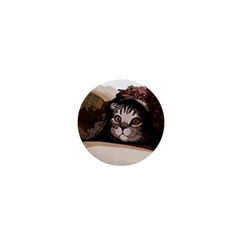 Cat Kitten Cute Pet Blanket Sweet 1  Mini Magnets by Celenk