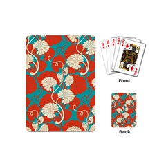 Floral Asian Vintage Pattern Playing Cards (mini)  by NouveauDesign