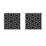 Design Art Pattern Decorative Cufflinks (Square) Front(Pair)