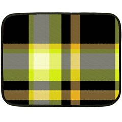Tartan Abstract Background Pattern Textile 5 Fleece Blanket (mini) by Celenk