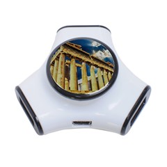 Athens Greece Ancient Architecture 3-port Usb Hub by Celenk
