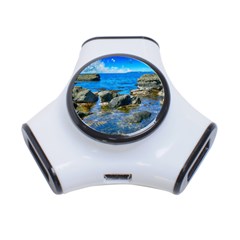 Shoreline Sea Coast Beach Ocean 3-port Usb Hub by Celenk