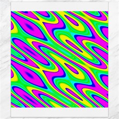 Lilac Yellow Wave Abstract Pattern Canvas 20  X 24   by Celenk