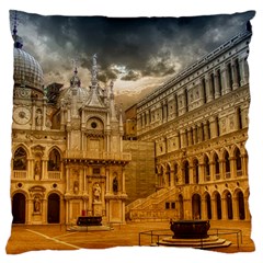 Palace Monument Architecture Large Flano Cushion Case (two Sides) by Celenk