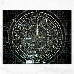 Time Machine Science Fiction Future Rectangular Jigsaw Puzzl by Celenk
