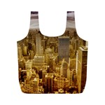 New York Empire State Building Full Print Recycle Bags (M)  Front