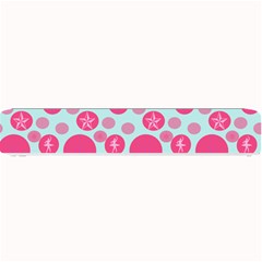 Blue Retro Dots Small Bar Mats by snowwhitegirl
