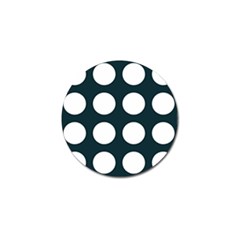 Big Dot Teal Blue Golf Ball Marker (10 Pack) by snowwhitegirl