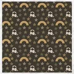 Music Stars Grey Canvas 12  X 12   by snowwhitegirl