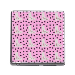 Deer Boots Pink Grey Memory Card Reader (square) by snowwhitegirl