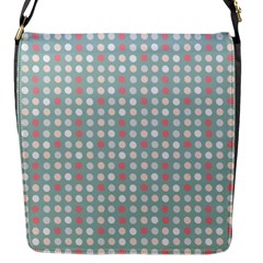 Pink Peach Grey Eggs On Teal Flap Messenger Bag (s) by snowwhitegirl