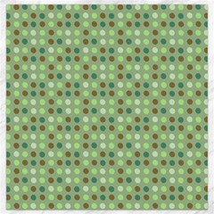 Green Brown  Eggs On Green Canvas 12  X 12   by snowwhitegirl