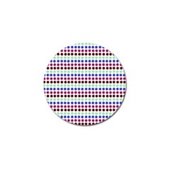 Multi White Dots Golf Ball Marker (4 Pack) by snowwhitegirl
