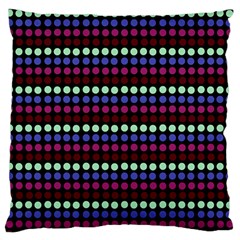 Multi Black Dots Standard Flano Cushion Case (one Side) by snowwhitegirl