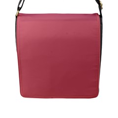 Pink Mauve Flap Messenger Bag (l)  by snowwhitegirl