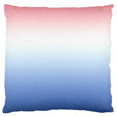 Red And Blue Large Cushion Case (one Side) by jumpercat