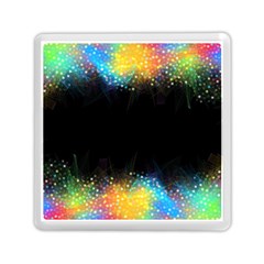 Frame Border Feathery Blurs Design Memory Card Reader (square)  by Nexatart