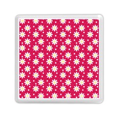 Daisy Dots Light Red Memory Card Reader (square)  by snowwhitegirl