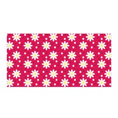 Daisy Dots Light Red Satin Wrap by snowwhitegirl