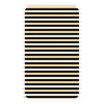 Black And Gold Stripes Memory Card Reader Front