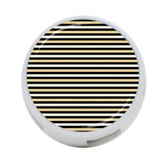 Black And Gold Stripes 4-port Usb Hub (one Side) by jumpercat