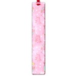 Unicorns Eating Ice Cream Pattern Large Book Marks Front