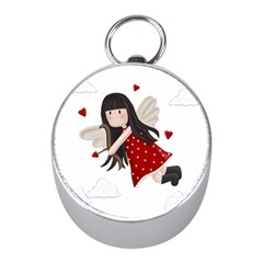 Cupid Girl Mini Silver Compasses by Valentinaart