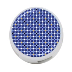 Persian Block Sky 4-port Usb Hub (two Sides)  by jumpercat