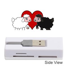 Valentines Day - Sheep  Memory Card Reader (stick)  by Valentinaart