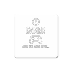 Gamer Square Magnet by Valentinaart
