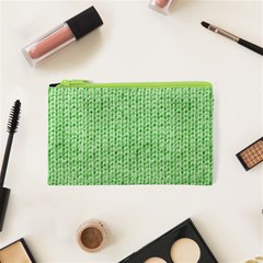 Knittedwoolcolour2 Cosmetic Bag (xs) by snowwhitegirl