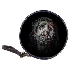 Jesuschrist Face Dark Poster Classic 20-cd Wallets by dflcprints
