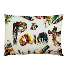 Paint Pillow Case (two Sides) by julissadesigns