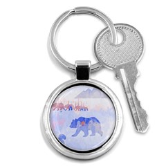My Tribe,modern Art Key Chains (round)  by NouveauDesign