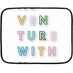 Adventure With Me Fleece Blanket (mini) by NouveauDesign