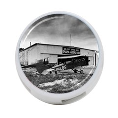 Omaha Airfield Airplain Hangar 4-port Usb Hub (two Sides)  by Nexatart