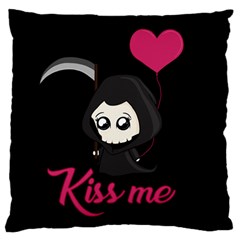Cute Grim Reaper Standard Flano Cushion Case (one Side) by Valentinaart