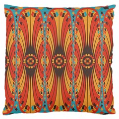 Geometric Extravaganza Pattern Standard Flano Cushion Case (one Side) by linceazul