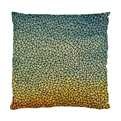 Background Cubism Mosaic Vintage Standard Cushion Case (one Side) by Nexatart