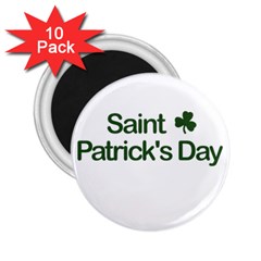  St  Patricks Day  2 25  Magnets (10 Pack)  by Valentinaart