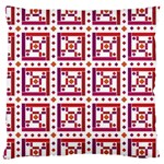 Background Abstract Square Large Flano Cushion Case (Two Sides) Back