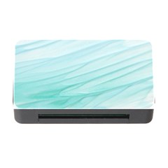Blue Texture Seawall Ink Wall Painting Memory Card Reader With Cf by Nexatart