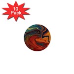 Creativity Abstract Art 1  Mini Buttons (10 pack)  Front