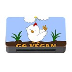 Go Vegan - Cute Chick  Memory Card Reader with CF Front