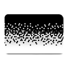 Flat Tech Camouflage Black And White Plate Mats by jumpercat