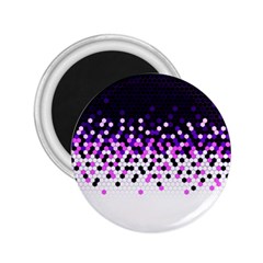 Flat Tech Camouflage Reverse Purple 2 25  Magnets by jumpercat