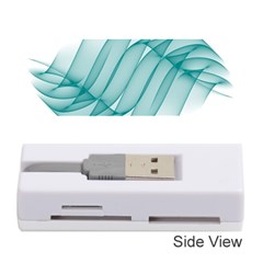 Background Light Glow Blue Memory Card Reader (stick)  by Nexatart