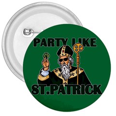  St  Patricks Day  3  Buttons by Valentinaart