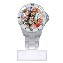 Victorian Collage Plastic Nurses Watch by snowwhitegirl